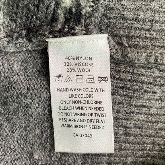 Men’s Zip Up Wool-mix Sweater Size S - Picture 6 of 8